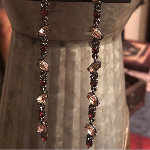 Steve Madden Crystal Drop Earrings - Picture 8 of 11